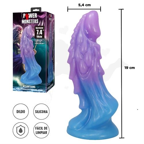 Monster dildo de silicona con sopapa