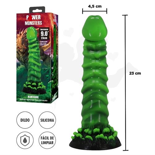 Monster dildo de silicona con sopapa