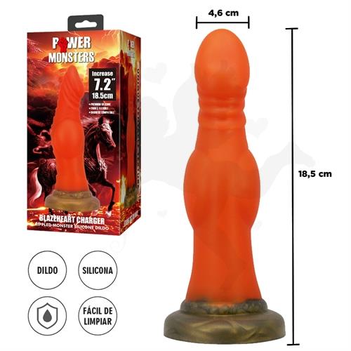 Dildo con sopapa de silicona monster