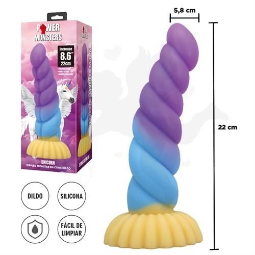 Dildo monster con sopapa de silicona